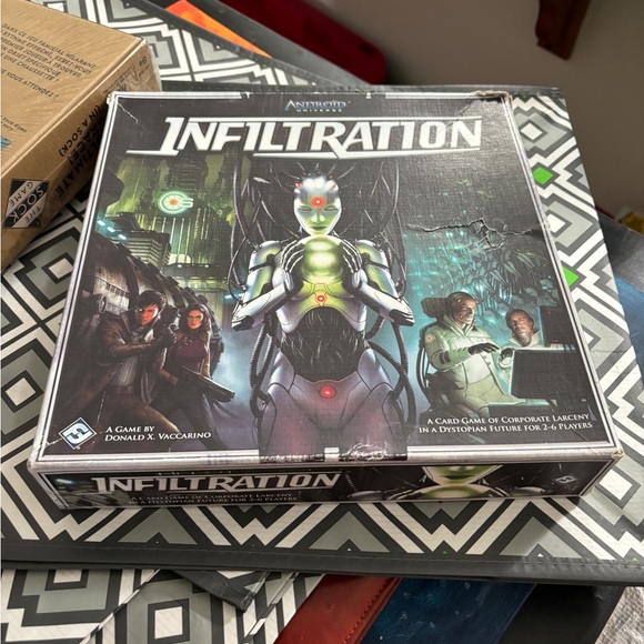 Android Infiltration board game complete in box excellent condition - Picture 1 of 1